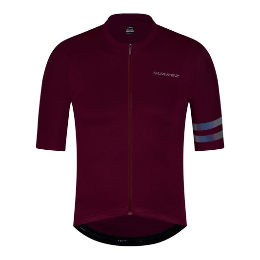 JERSEY HOMBRE M/C SOLID MALBEC