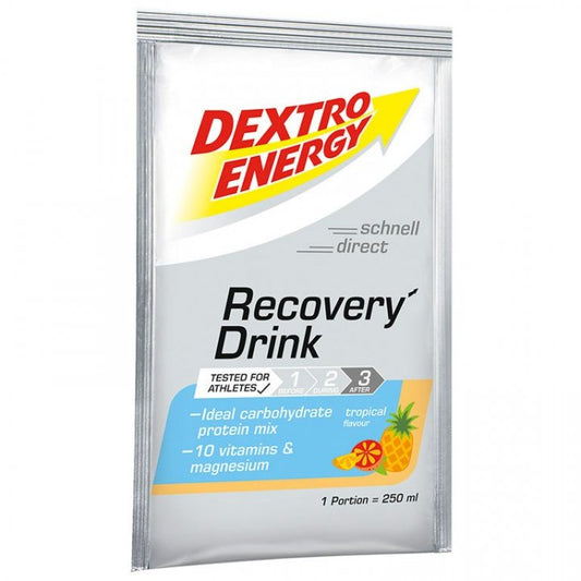 Dextro Energy Recovery Drink - Bebida de proteína de carbohidratos en polvo - 44.5g