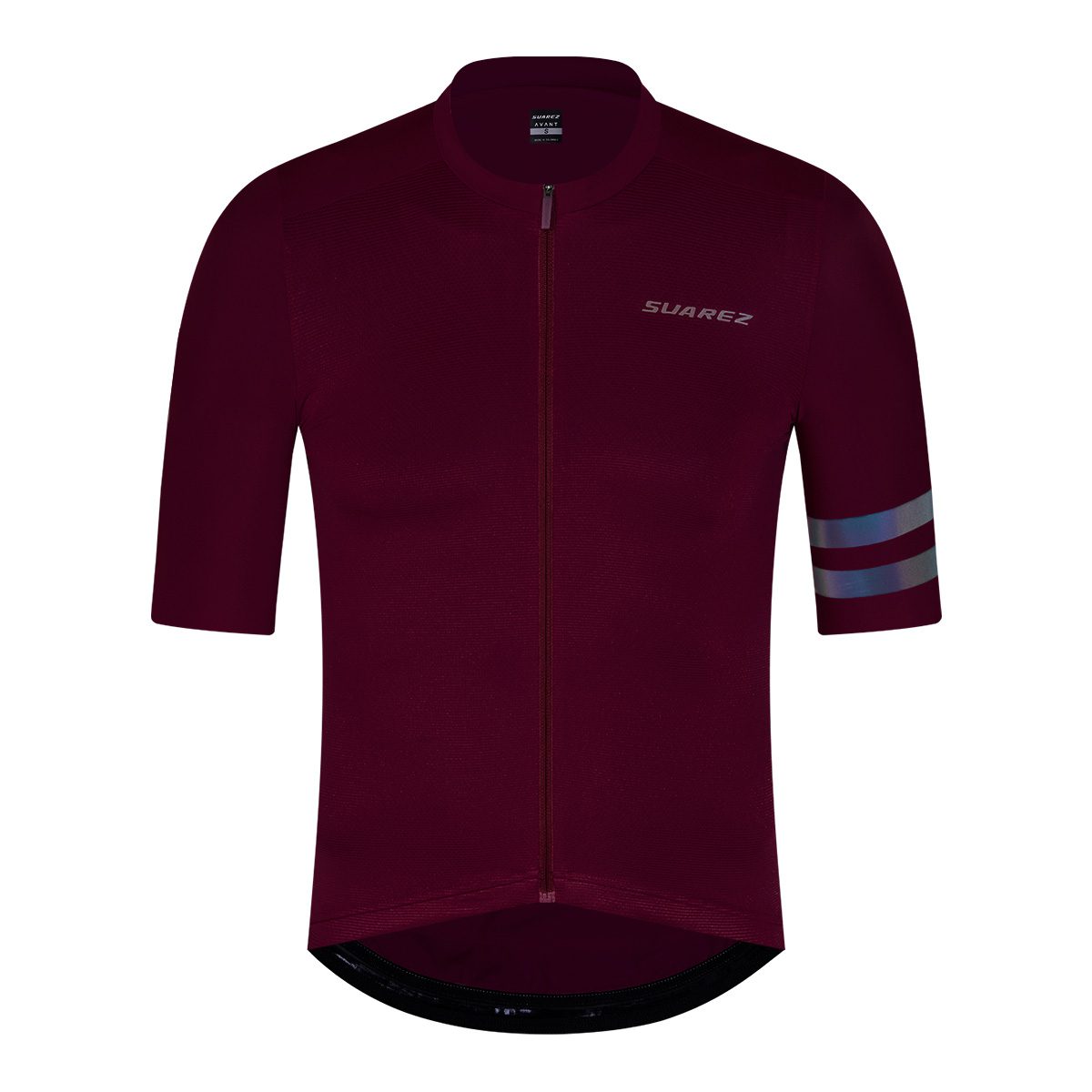 JERSEY HOMBRE M/C SOLID MALBEC