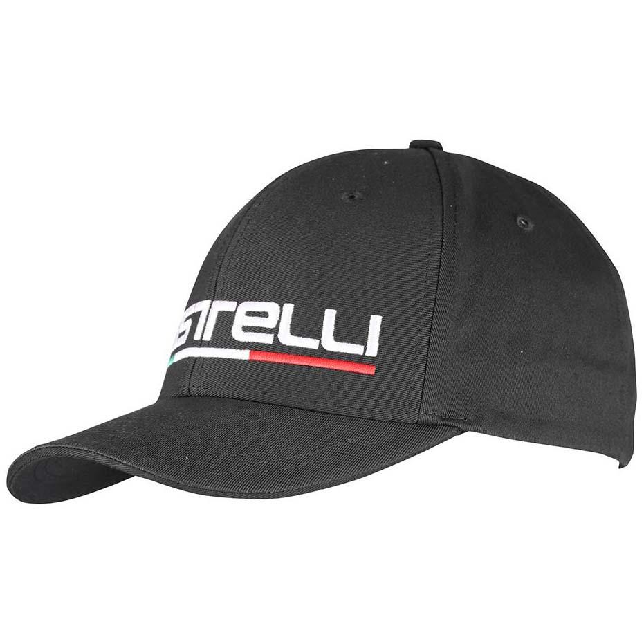 Gorra CASTELLI Negra c/Rojo